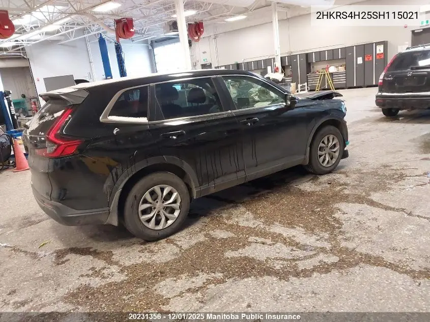 2HKRS4H25SH115021 2025 Honda Cr-V Lx