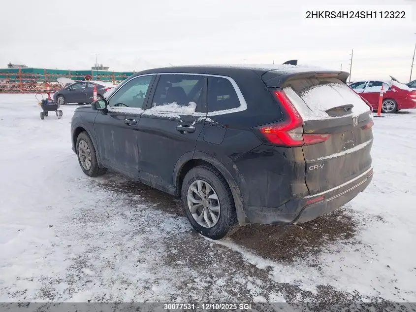 2HKRS4H24SH112322 2025 Honda Cr-V Lx