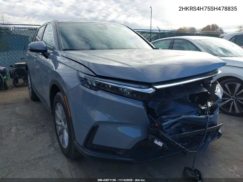 2HKRS4H75SH478835 2025 Honda Cr-V Ex-L Awd