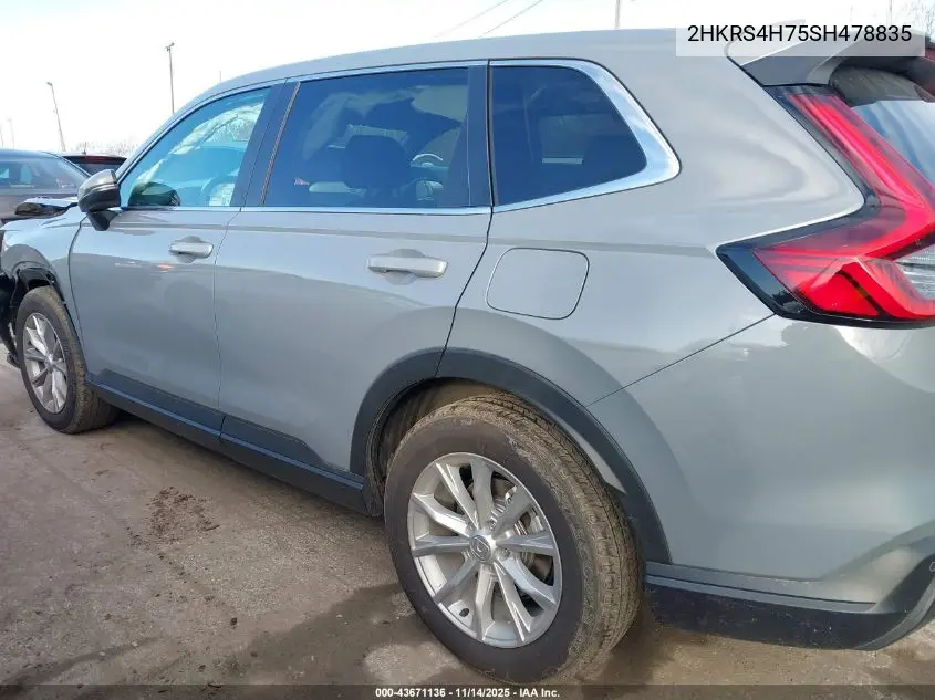 2HKRS4H75SH478835 2025 Honda Cr-V Ex-L Awd