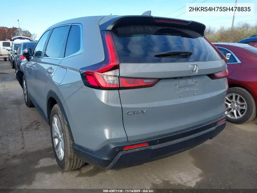 2HKRS4H75SH478835 2025 Honda Cr-V Ex-L Awd