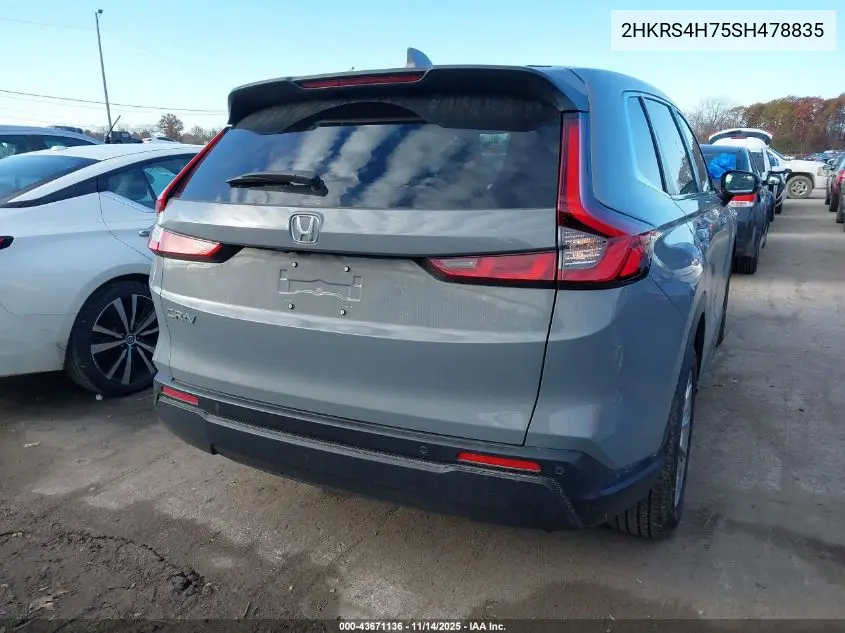 2HKRS4H75SH478835 2025 Honda Cr-V Ex-L Awd