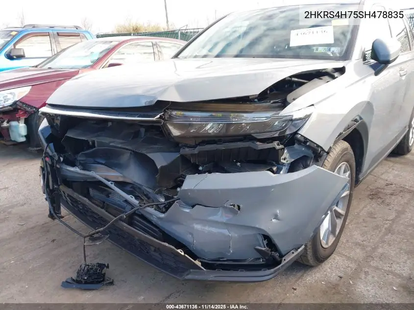 2HKRS4H75SH478835 2025 Honda Cr-V Ex-L Awd