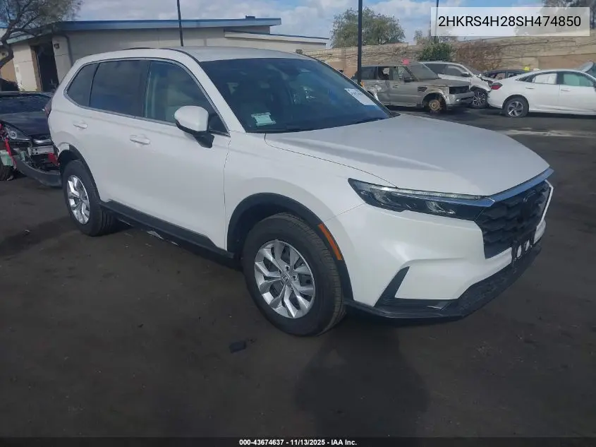 2HKRS4H28SH474850 2025 Honda Cr-V Lx Awd