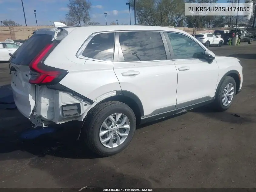 2HKRS4H28SH474850 2025 Honda Cr-V Lx Awd