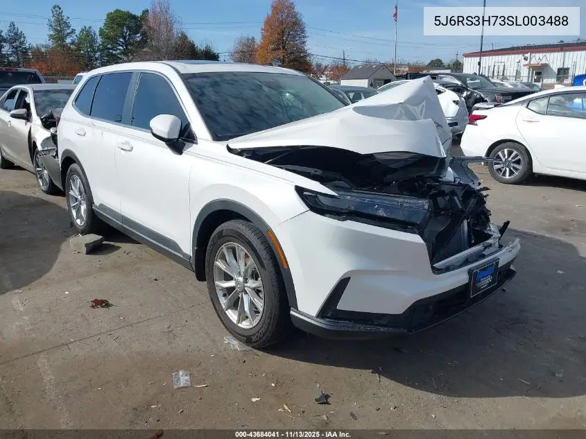 5J6RS3H73SL003488 2025 Honda Cr-V Ex-L 2Wd