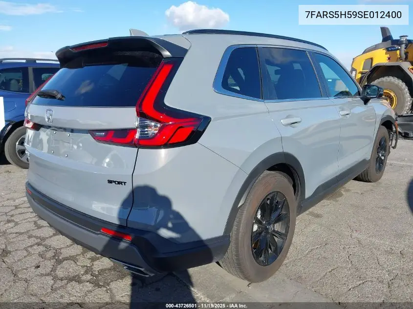 7FARS5H59SE012400 2025 Honda Cr-V Hybrid Sport