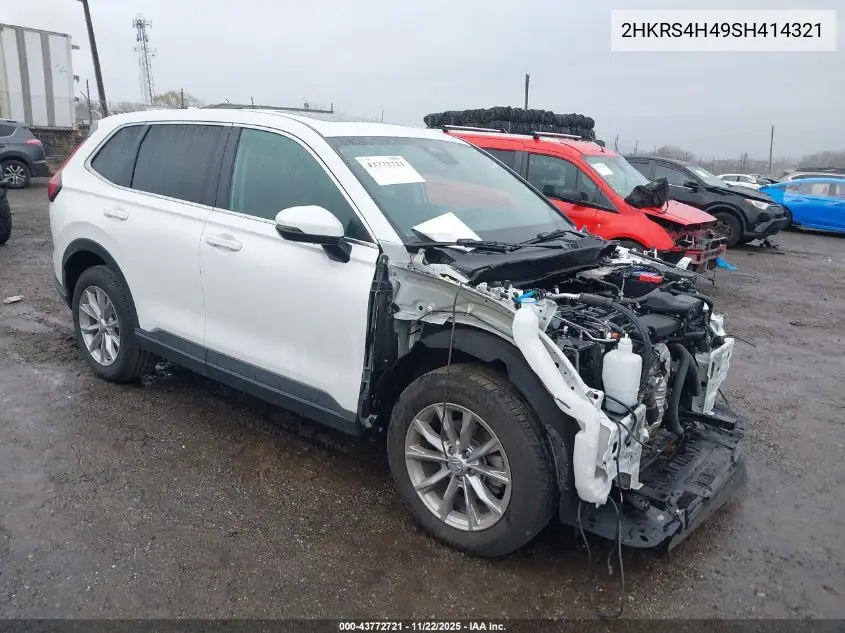 2HKRS4H49SH414321 2025 Honda Cr-V Ex Awd