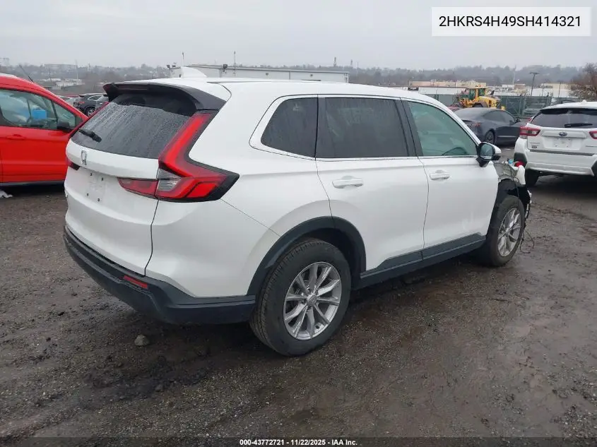 2HKRS4H49SH414321 2025 Honda Cr-V Ex Awd