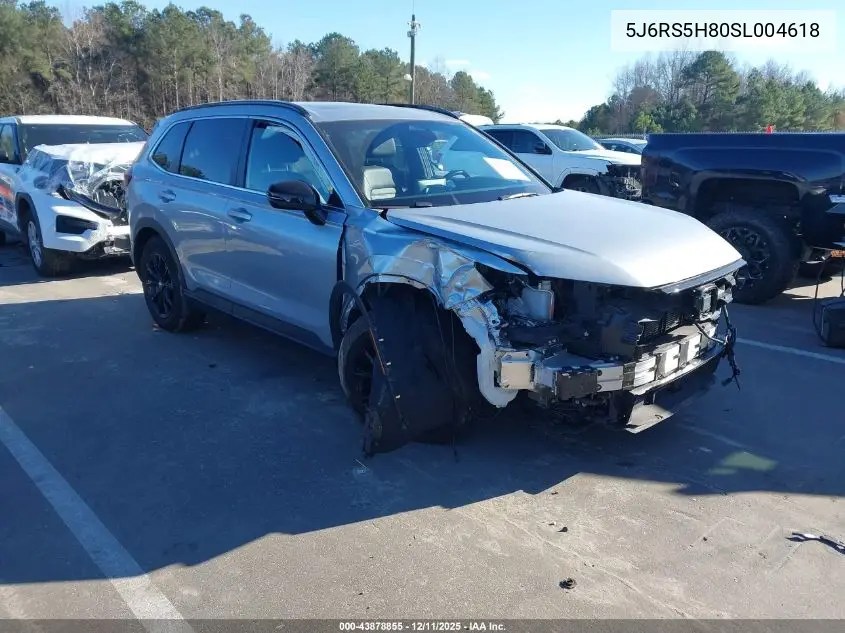 5J6RS5H80SL004618 2025 Honda Cr-V Hybrid Sport-L