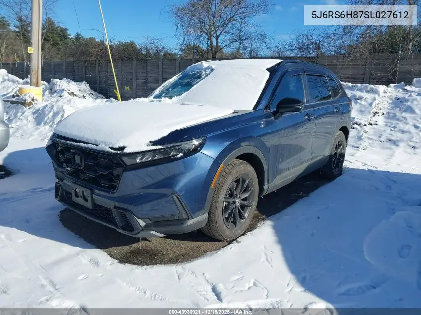 5J6RS6H87SL027612 2025 Honda Cr-V Hybrid Sport-L