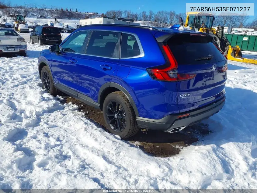 7FARS6H53SE071237 2025 Honda Cr-V Hybrid Sport
