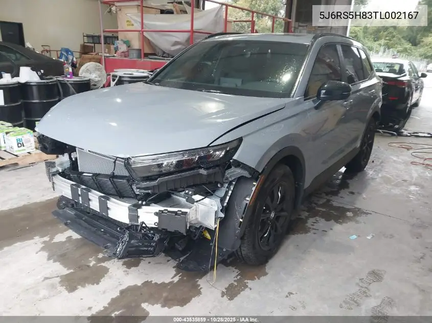 5J6RS5H83TL002167 2026 Honda Cr-V Hybrid 2Wd Sport-L