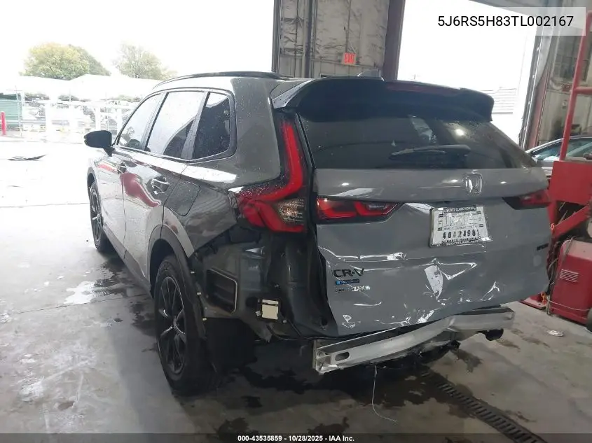 5J6RS5H83TL002167 2026 Honda Cr-V Hybrid 2Wd Sport-L