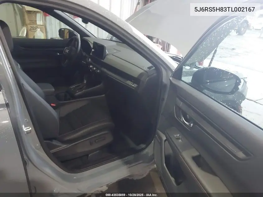 5J6RS5H83TL002167 2026 Honda Cr-V Hybrid 2Wd Sport-L
