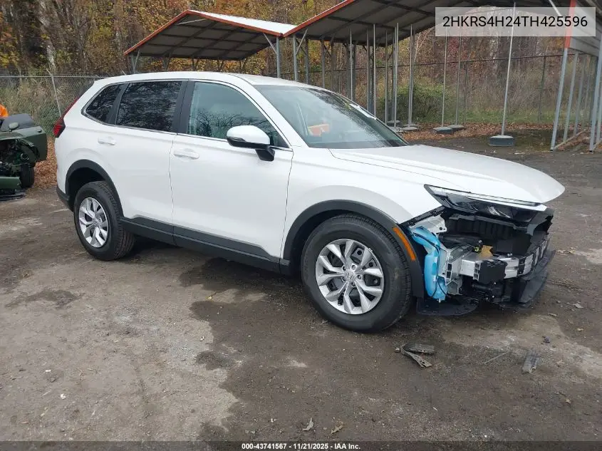 2HKRS4H24TH425596 2026 Honda Cr-V Lx Awd
