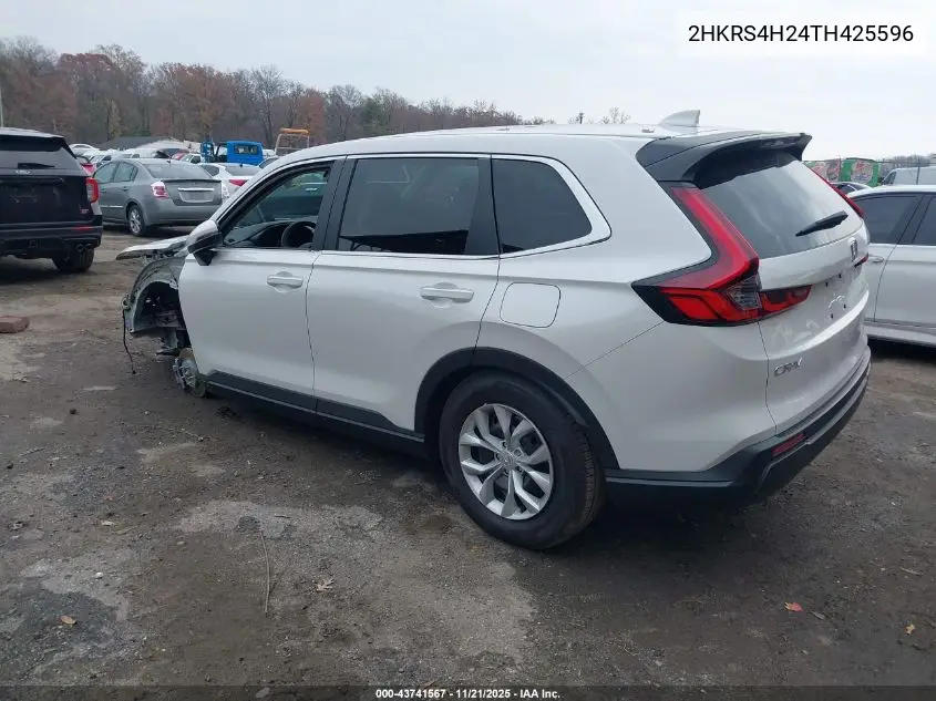 2HKRS4H24TH425596 2026 Honda Cr-V Lx Awd