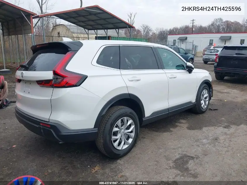 2HKRS4H24TH425596 2026 Honda Cr-V Lx Awd