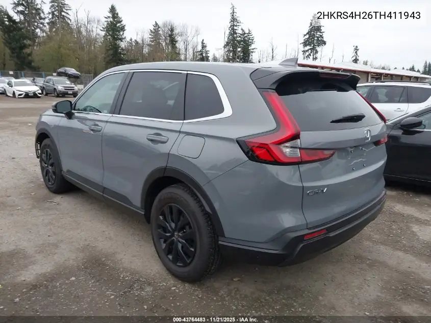 2HKRS4H26TH411943 2026 Honda Cr-V Lx Awd
