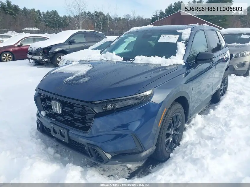 5J6RS6H86TL006803 2026 Honda Cr-V Hybrid Awd Sport-L