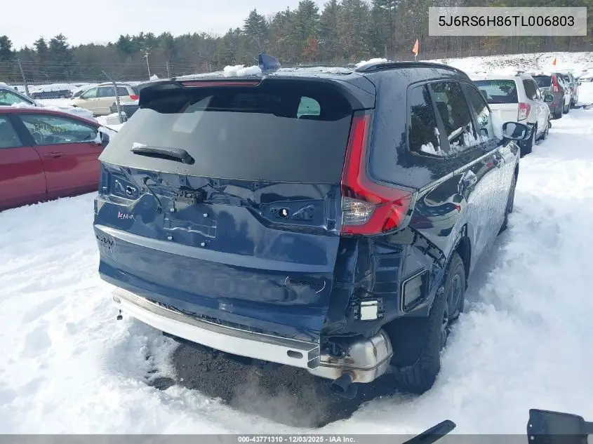5J6RS6H86TL006803 2026 Honda Cr-V Hybrid Awd Sport-L