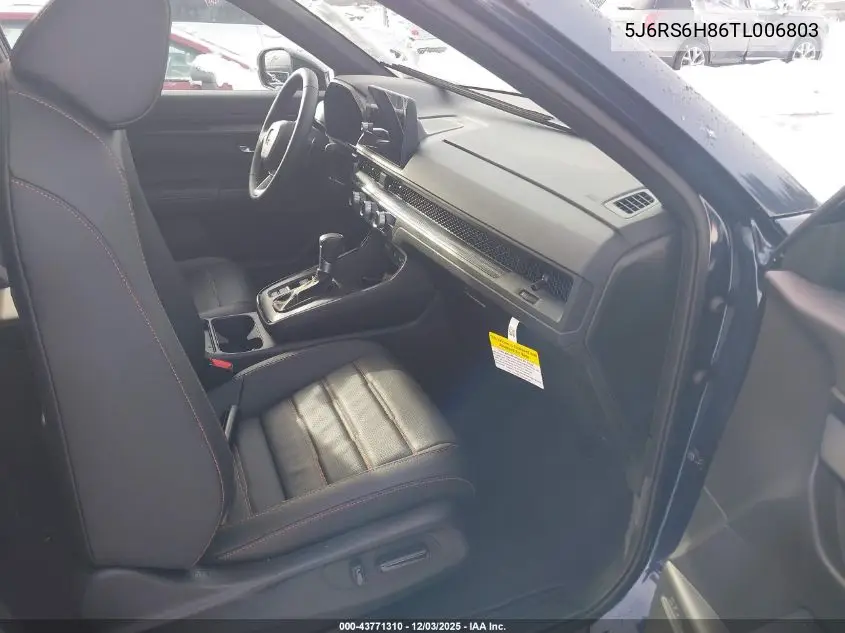 5J6RS6H86TL006803 2026 Honda Cr-V Hybrid Awd Sport-L