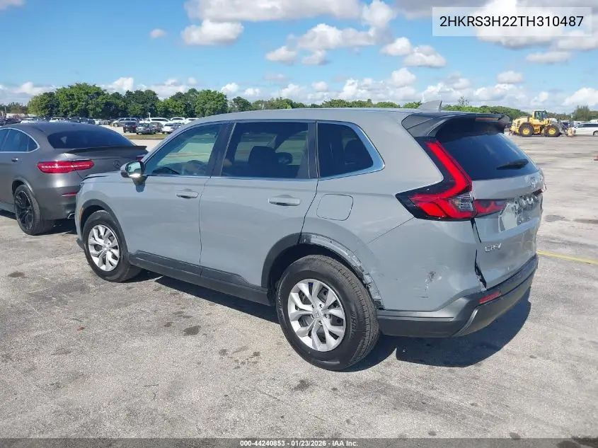 2HKRS3H22TH310487 2026 Honda Cr-V Lx 2Wd