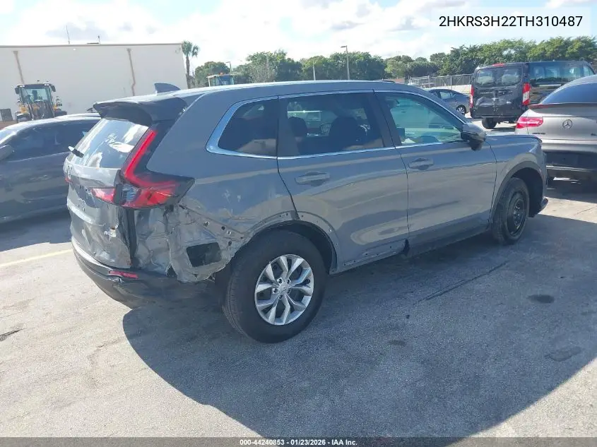 2HKRS3H22TH310487 2026 Honda Cr-V Lx 2Wd