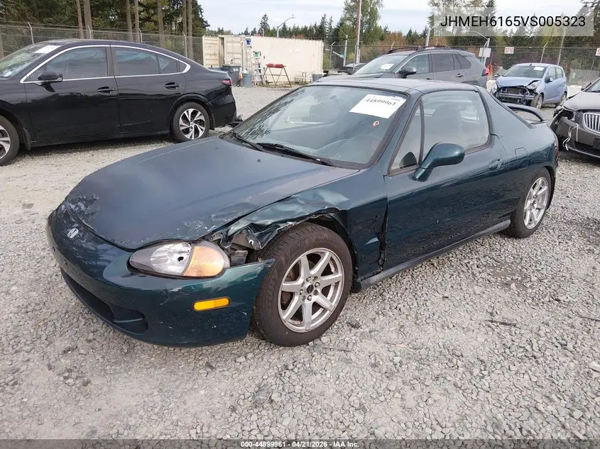 1997 Honda Del Sol Si VIN: JHMEH6165VS005323 Lot: 44899961