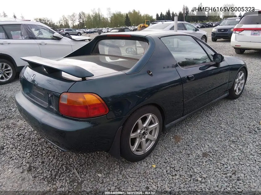 1997 Honda Del Sol Si VIN: JHMEH6165VS005323 Lot: 44899961