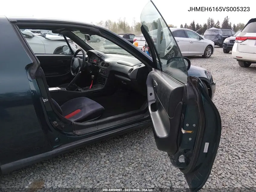 1997 Honda Del Sol Si VIN: JHMEH6165VS005323 Lot: 44899961