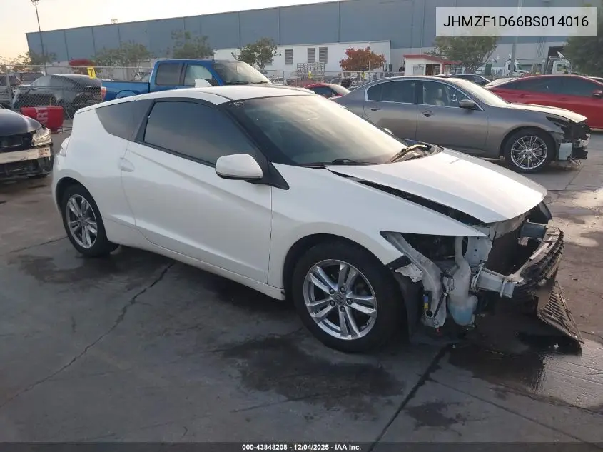 JHMZF1D66BS014016 2011 Honda Cr-Z Ex