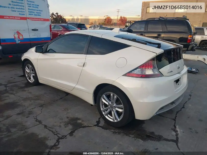 JHMZF1D66BS014016 2011 Honda Cr-Z Ex