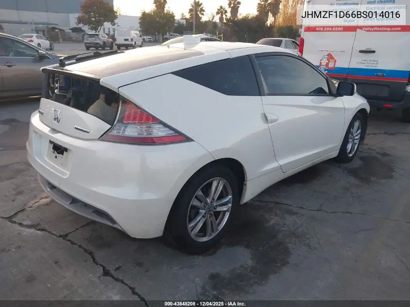 JHMZF1D66BS014016 2011 Honda Cr-Z Ex