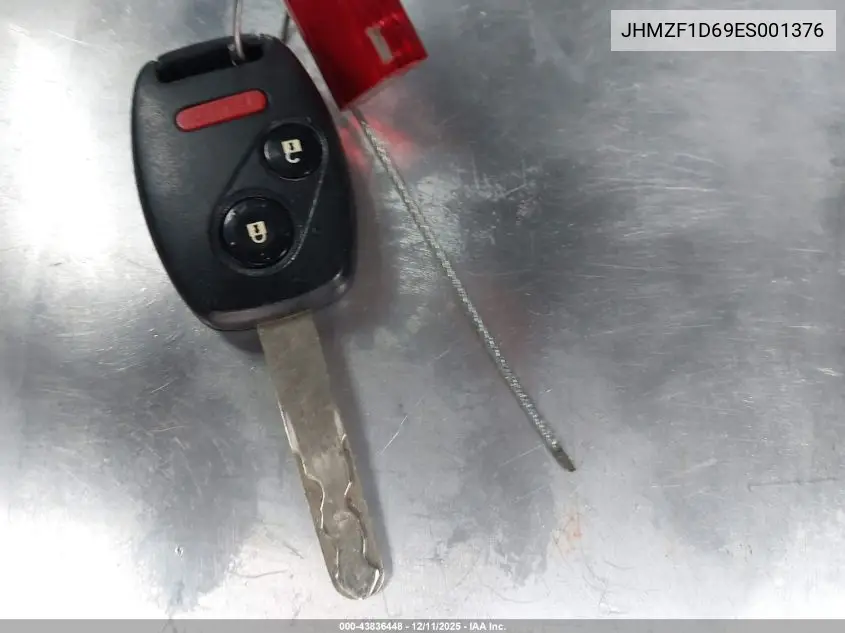 JHMZF1D69ES001376 2014 Honda Cr-Z Ex