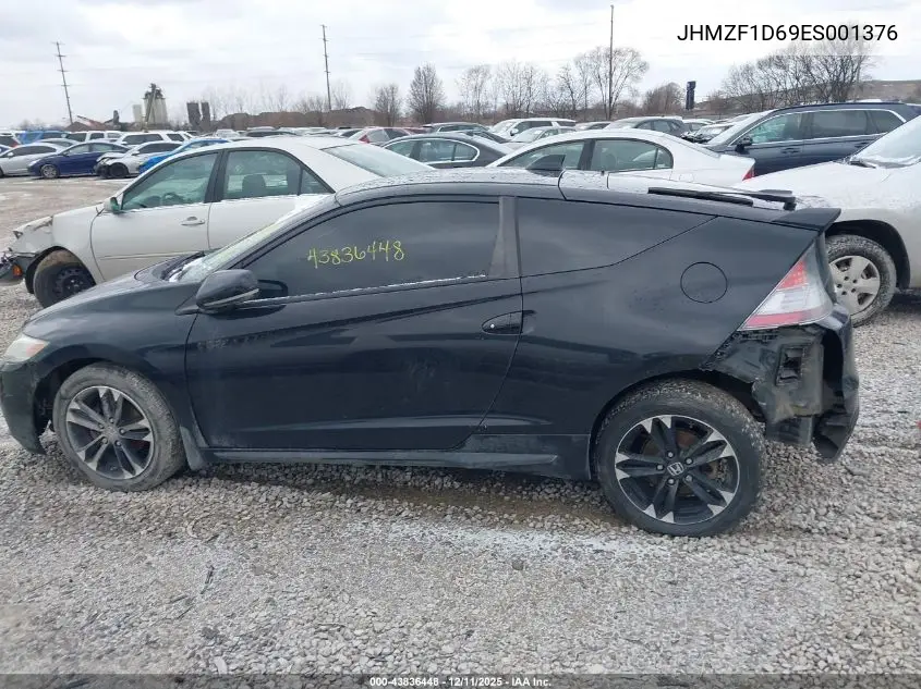 JHMZF1D69ES001376 2014 Honda Cr-Z Ex