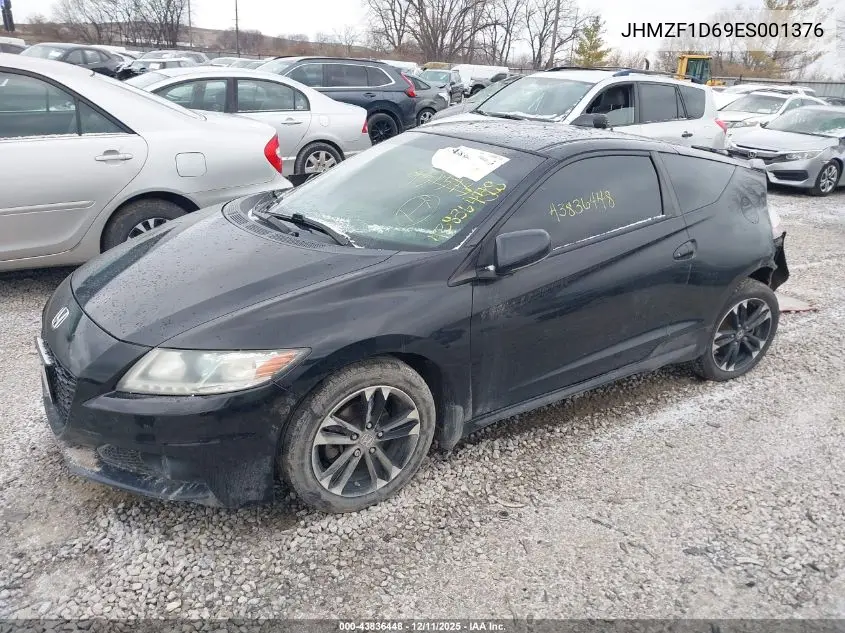 JHMZF1D69ES001376 2014 Honda Cr-Z Ex