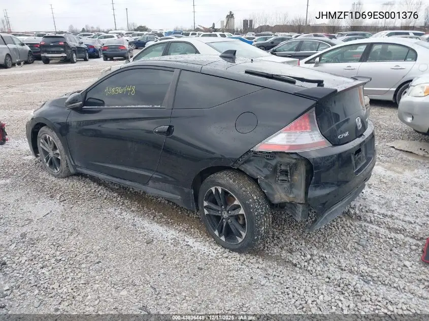JHMZF1D69ES001376 2014 Honda Cr-Z Ex