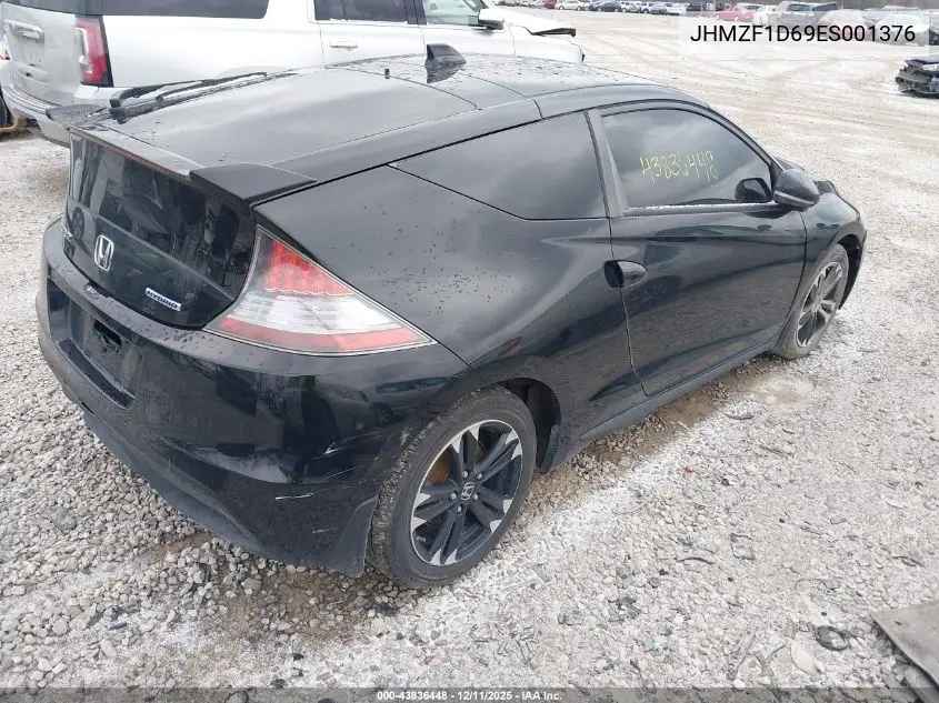 JHMZF1D69ES001376 2014 Honda Cr-Z Ex