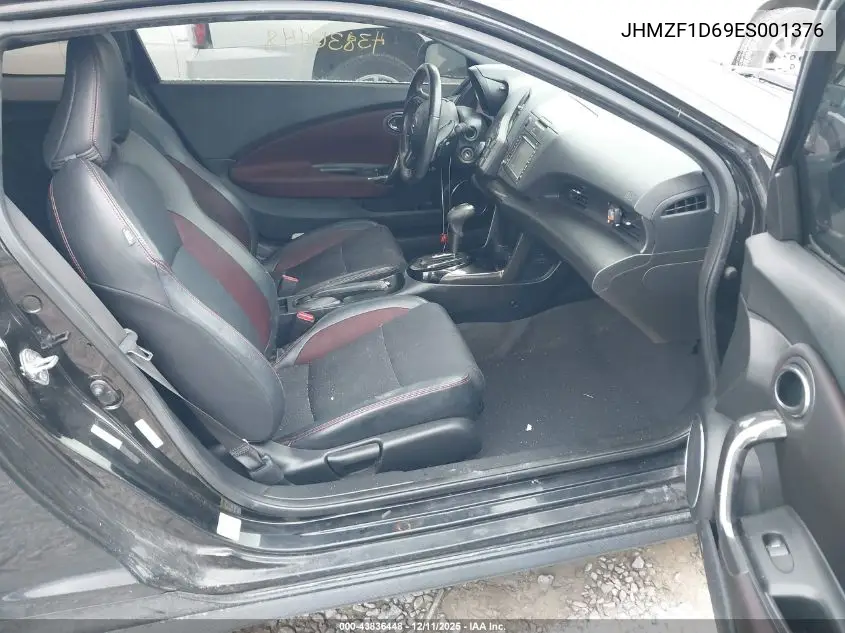 JHMZF1D69ES001376 2014 Honda Cr-Z Ex