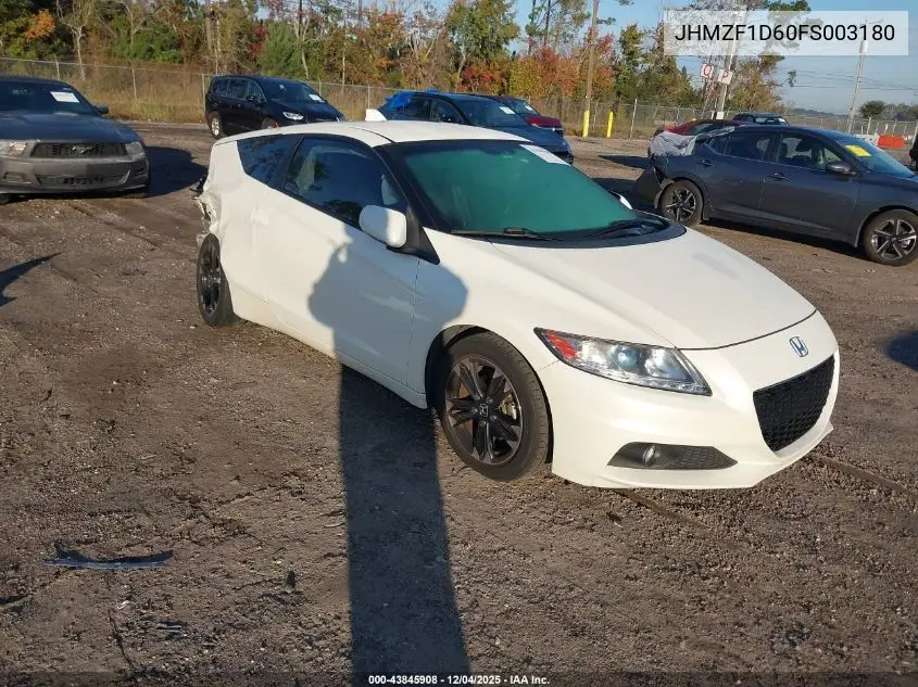 JHMZF1D60FS003180 2015 Honda Cr-Z Ex
