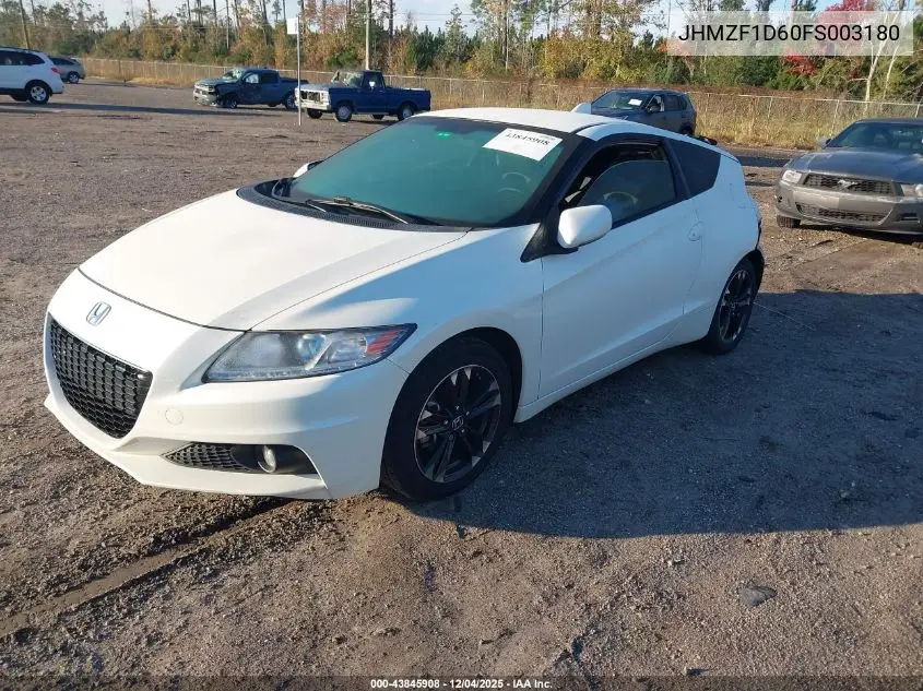 JHMZF1D60FS003180 2015 Honda Cr-Z Ex