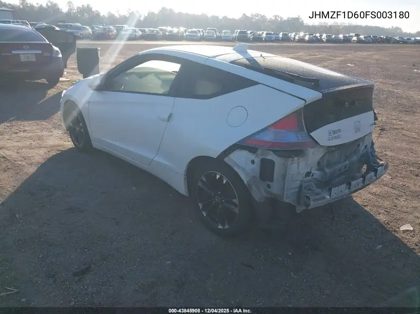 JHMZF1D60FS003180 2015 Honda Cr-Z Ex