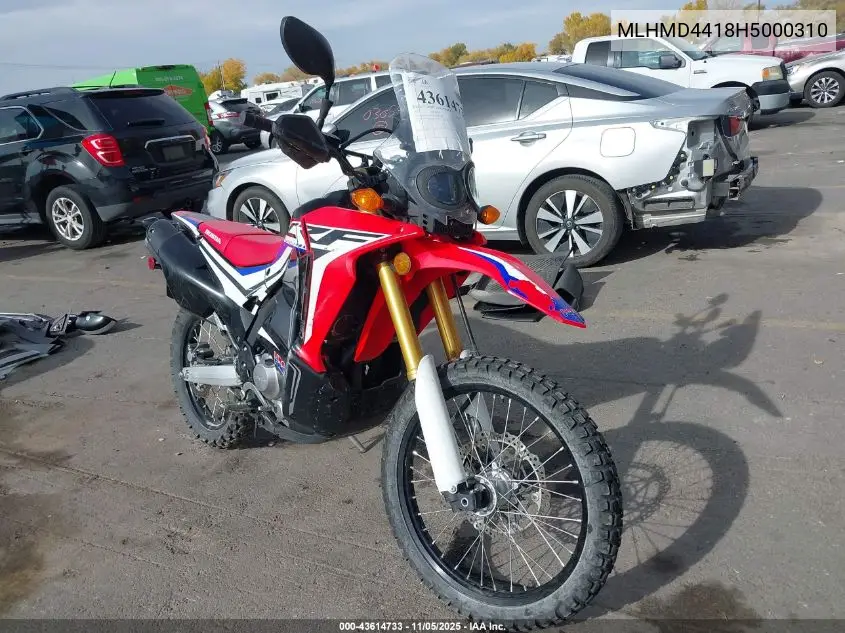 MLHMD4418H5000310 2017 Honda Crf250 L/Rl