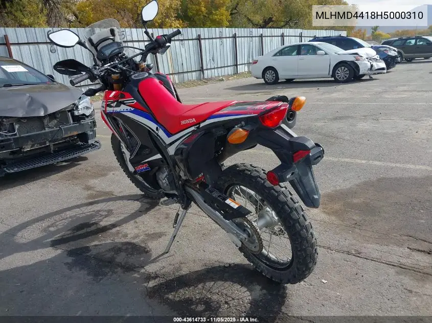 MLHMD4418H5000310 2017 Honda Crf250 L/Rl