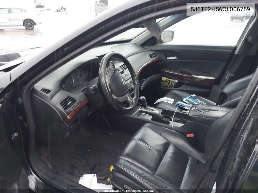5J6TF2H56CL006759 2012 Honda Crosstour Ex-L