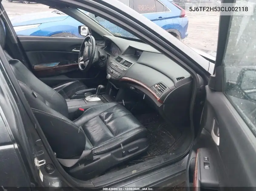 5J6TF2H53CL002118 2012 Honda Crosstour Ex-L