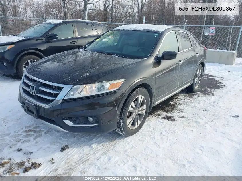 5J6TF2H5XDL800357 2013 Honda Crosstour Ex-L
