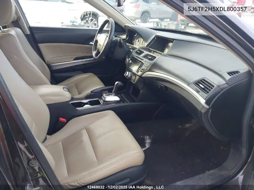5J6TF2H5XDL800357 2013 Honda Crosstour Ex-L