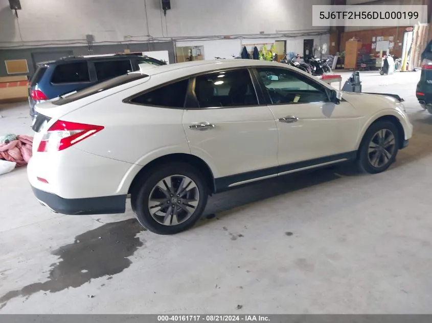 2013 Honda Crosstour Ex-L V6 VIN: 5J6TF2H56DL000199 Lot: 40161717